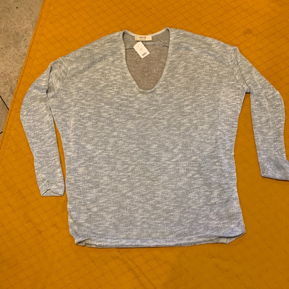 Jolie sheer sweater.  NWT SIZE L
